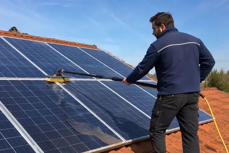 Nettoyage et entretien de panneaux solaires à Bruz